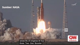 VIDEO: Detik-detik Peluncuran Artemis II, Misi NASA ke Orbit Bulan