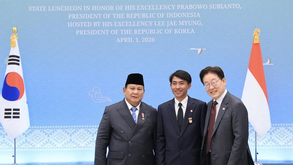 Gestur Bangga Prabowo ke Sugianto, PMI Pahlawan Kebakaran di Korsel