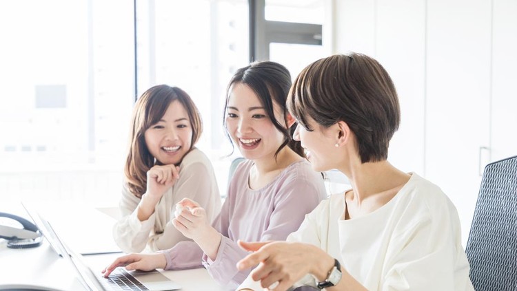 Group of businesswoman working in office&period;