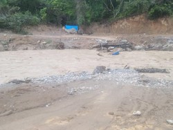 10 Desa di Aceh Tengah Kembali Terisolir Akibat Jembatan Darurat Hanyut