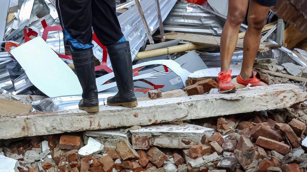 5 Gereja dan Sejumlah Rumah Warga Rusak Imbas Gempa Bitung Sulut