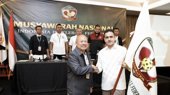 Muhammad Nazaruddin resmi memimpin Indonesia Pickleball Federation (IPF) periode 2026-2031.