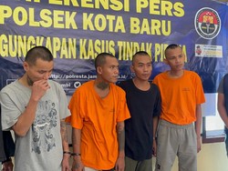 4 Anjal Ditangkap Usai Keroyok Sopir Batu Bara di Jambi gegara Tak Beri Uang
