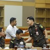 FOTO: Momen Jaksa dan Amsal Sitepu Bertemu di Komisi III DPR