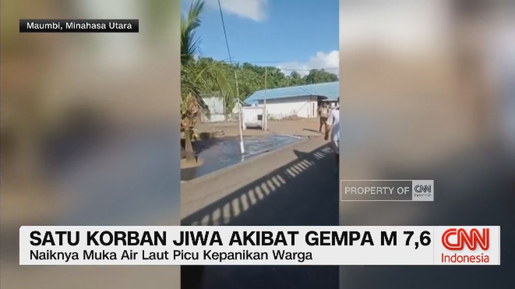 VIDEO: Satu Korban Jiwa Akibat Gempa M 7,6 di Sulut dan Malut