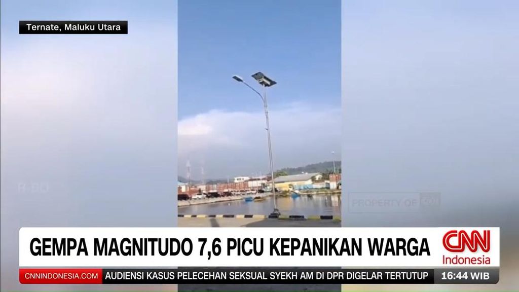 VIDEO: Gempa Dahsyat Malut-Sulut Picu Peringatan Dini Tsunami