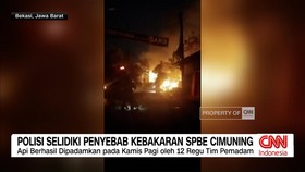 VIDEO: Polisi Selidiki Penyebab Kebakaran SPBE Cimuning Bekasi