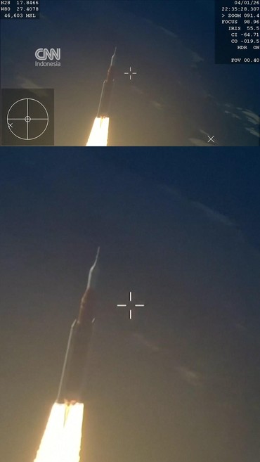 Detik-detik Peluncuran Artemis II NASA, Bawa 4 Astronaut ke Bulan