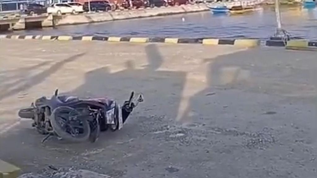 Rekaman Guncangan Dahsyat Gempa M7,6 di Pelabuhan Weda Halmahera