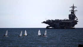 Ini Kapal Induk Nuklir AS Rp100 T Lebih yang Dikirim ke Timteng