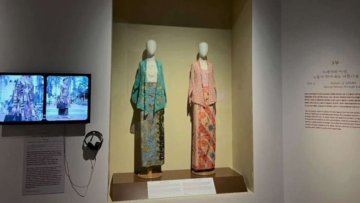 Wastra Indonesia Tampil Perdana di Pameran Korea Selatan
