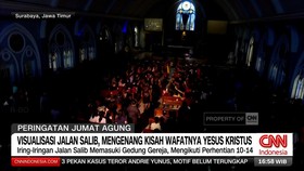 VIDEO: Visualisasi Jalan Salib di Surabaya, Mengenang Wafatnya Yesus