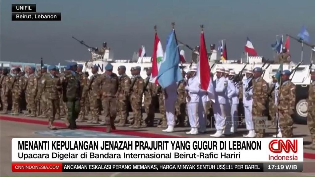 VIDEO: 3 Jenazah TNI UNIFIL Dipersiapkan untuk Dipulangkan