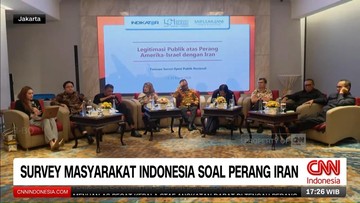 VIDEO: Survei Terbaru: Mayoritas Warga Indonesia Tolak Perang Iran
