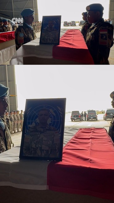 Penghormatan Terakhir untuk 3 Prajurit TNI Gugur di Lebanon