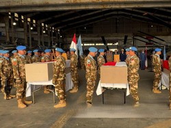 Video: UNIFIL Gelar Upacara Penghormatan untuk 3 Prajurit TNI Gugur di Lebanon