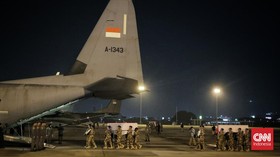 FOTO: Jenazah 3 Prajurit TNI Gugur di Lebanon Menuju Kampung Halaman