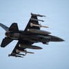 This US Air Force handout photo released on March 5, 2026, by US Central Command Public Affairs shows a US Air Force F-15E taking flight at un undisclosed location in the Middle East in support of "Operation Epic Fury" on March 2, 2026. The United St