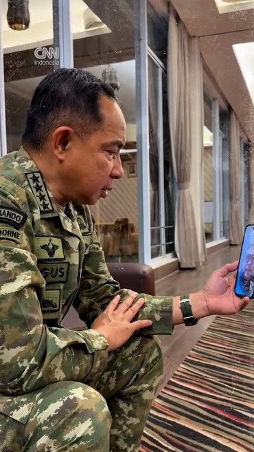 Panglima TNI Video Call Prajurit di Lebanon, Perintahkan Masuk Bunker
