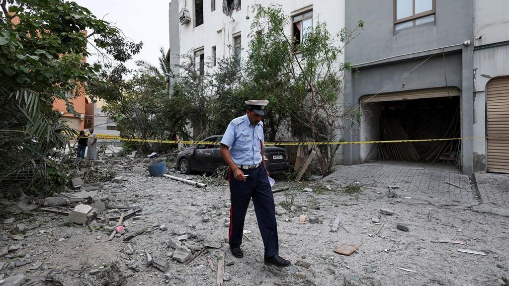 FOTO: Drone Iran Targetkan Fasilitas Militer AS di Bahrain