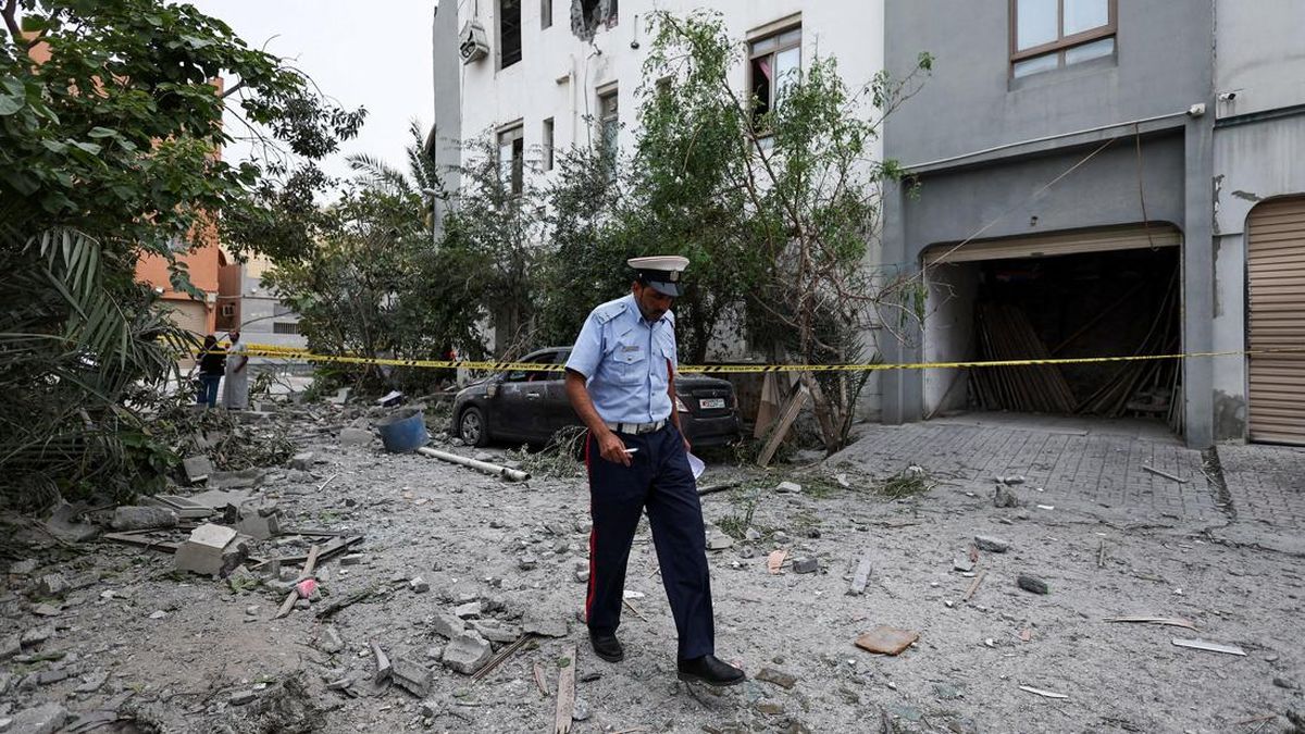 FOTO: Drone Iran Targetkan Fasilitas Militer AS di Bahrain