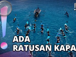 Ramainya Warga Larantuka Ikuti Prosesi Arak-arakan Tuan Meninu di Laut