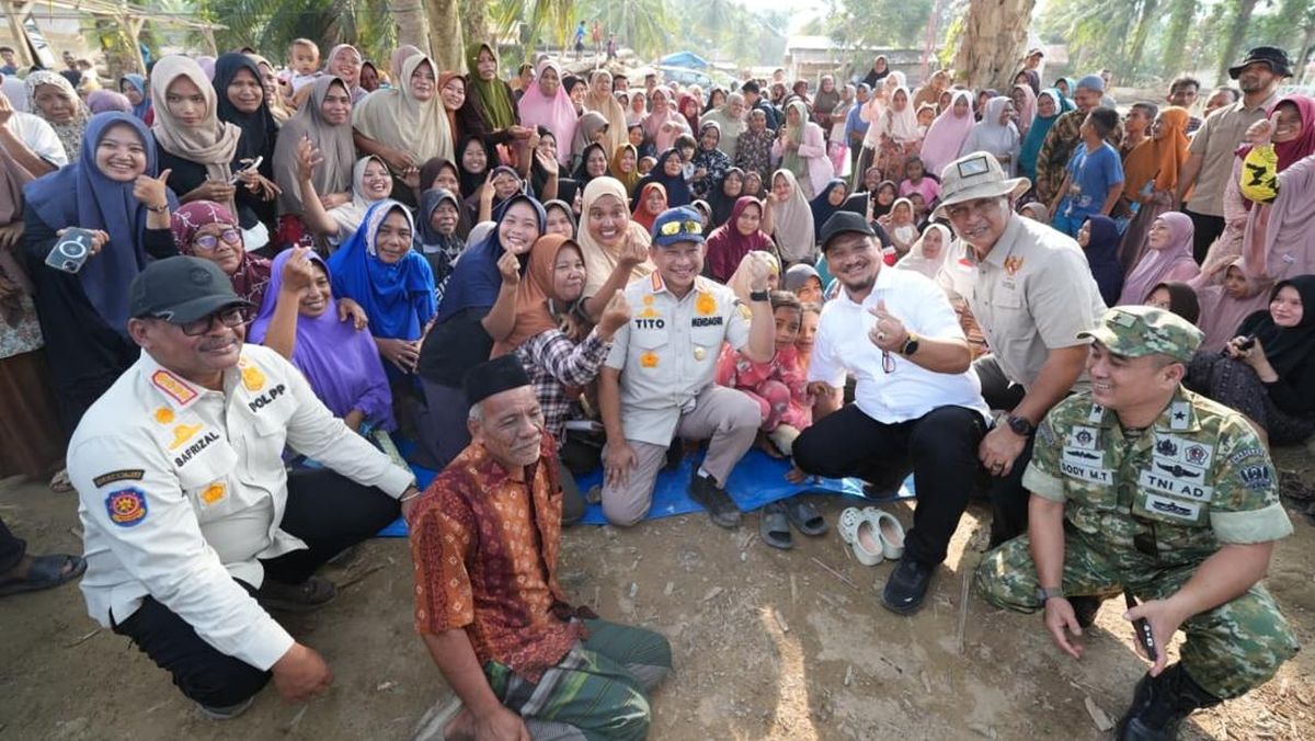 Kasatgas PRR Simak Curhat Warga Desa Sekumur soal Air Bersih dan Hunian