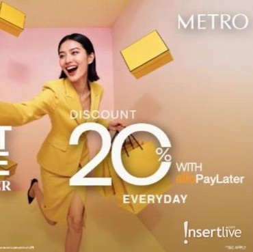 METRO BIG SALE hingga 70%, Ada Tambahan Diskon untuk Pengguna AlloPayLater