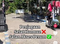 Viral Selat Hormuz Sidokare, Lansia Tutup Jalan Perumahan Bikin Geram