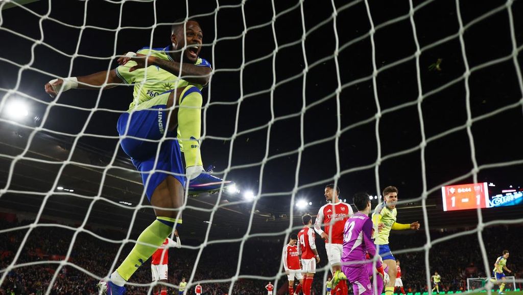 Hasil Piala FA: Dihajar Southampton, Arsenal Tersingkir dari Piala FA