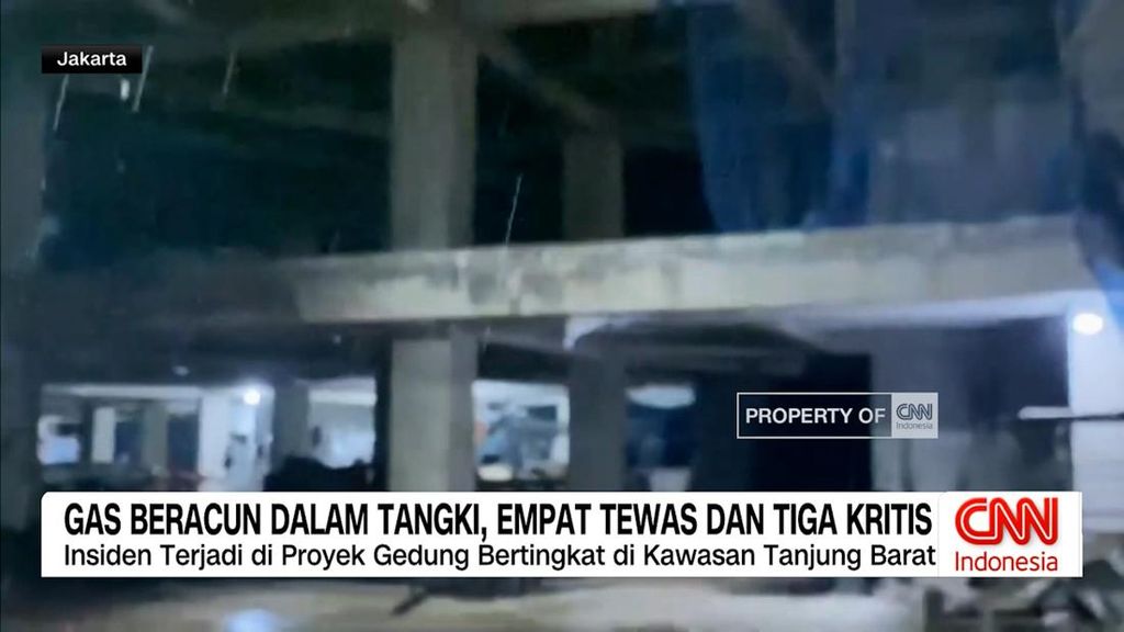 VIDEO: Gas Beracun di Tangki, 4 Tewas dan 3 Kritis di Jakarta Selatan