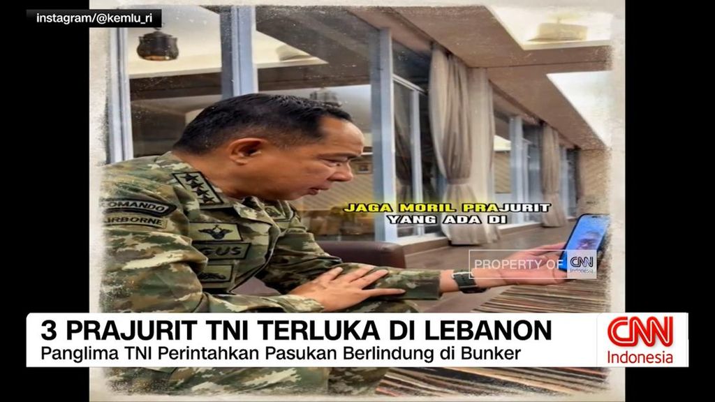 VIDEO: 3 Prajurit TNI Terluka dalam Serangan di Lebanon Selatan