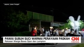 VIDEO: Pawai Subuh Suci Warnai Perayaan Paskah di Jepara