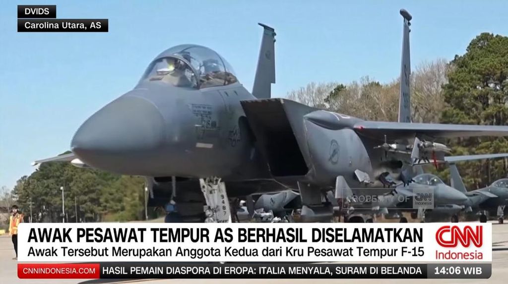 VIDEO: Awak Pesawat Tempur Berhasil Diselamatkan dari Wilayah Musuh