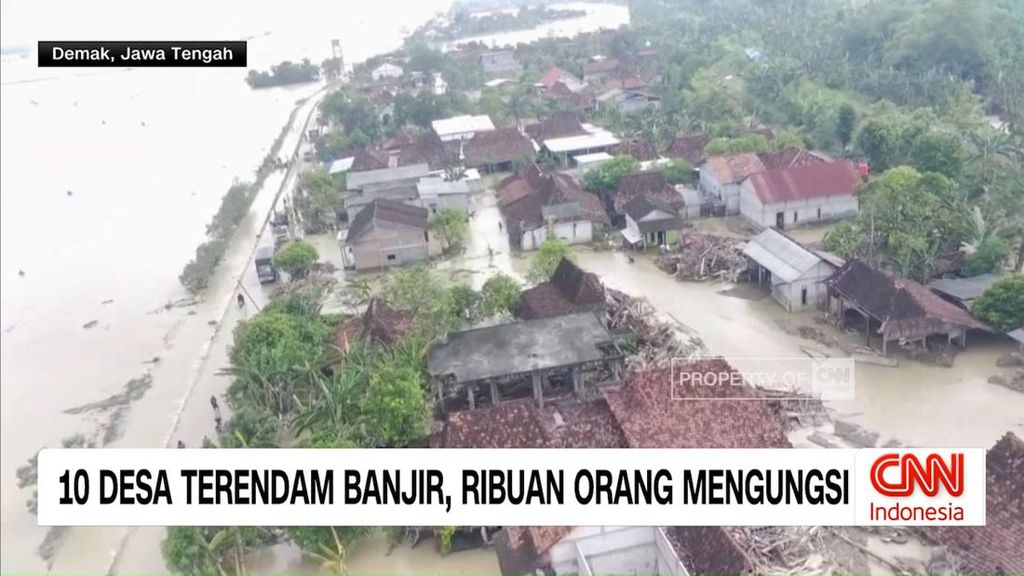 VIDEO: 10 Desa Terendam Banjir, Ribuan Orang Mengungsi
