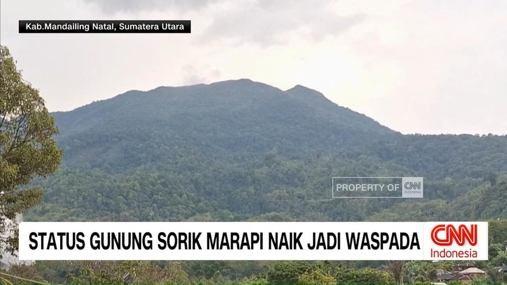 VIDEO: Status Gunung Sorik Marapi Naik Jadi Waspada