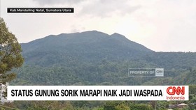 VIDEO: Status Gunung Sorik Marapi Naik Jadi Waspada