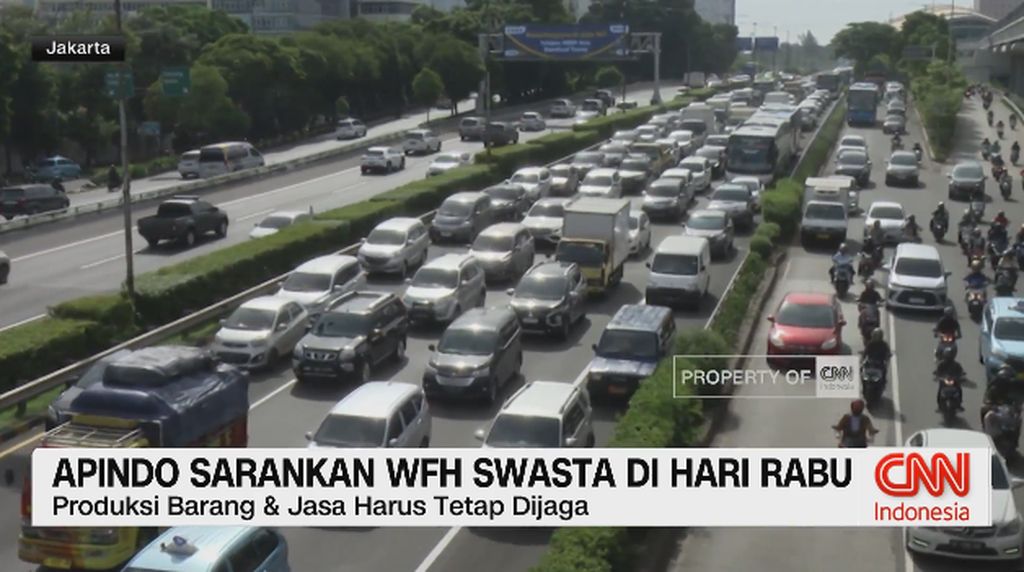 VIDEO: APINDO Sarankan WFH Swasta di Hari Rabu