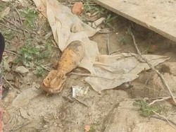 Gegana Ledakkan Bom Mortir Temuan Perajin Batu Bata di Labuhanbatu