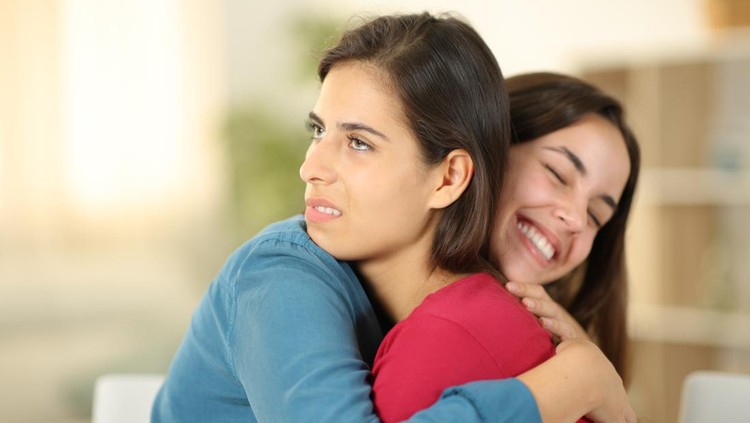 Ilustrasi Perempuan Teman Palsu