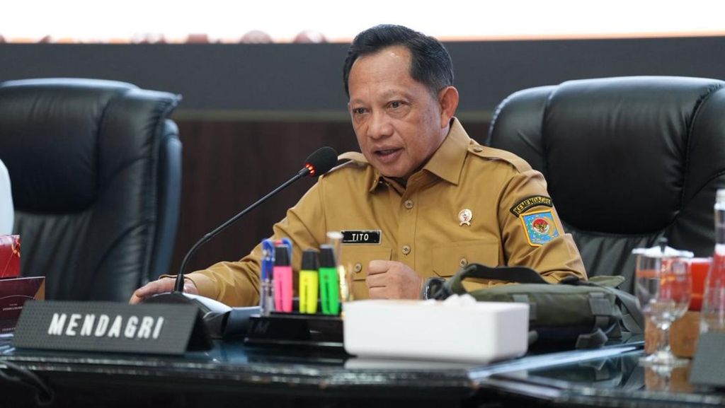 Inflasi Turun ke 3,48 Persen, Mendagri Minta Pemda Tetap Waspada