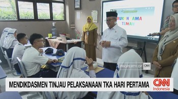 VIDOE: Mendikdasmen Tinjau Pelaksanaan TKA Hari Pertama