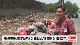 VIDEO: Sampah Menumpuk Usai Lebaran, Jakarta Kian Kewalahan