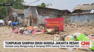 VIDEO: Tumpukan Sampah Bikin Warga Jakarta Resah