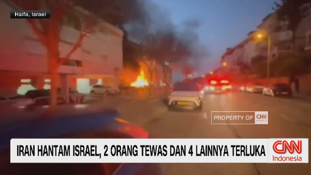 VIDEO: Iran Hantam Israel, 2 Orang Tewas Dan 4 Lainnya Terluka