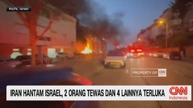 VIDEO: Iran Hantam Israel, 2 Orang Tewas Dan 4 Lainnya Terluka