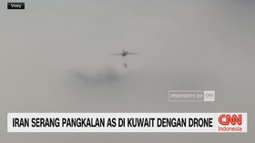 VIDEO: Iran Serang Pangkalan AS di Kuwait Dengan Drone