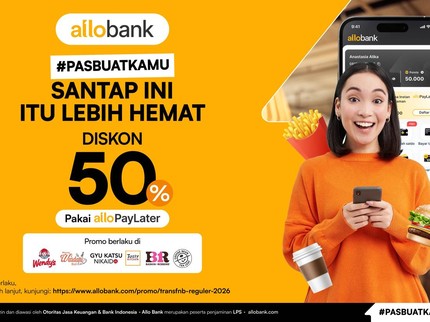 Makan Siang Lebih Hemat! Diskon 50% Pakai Allo Paylater
