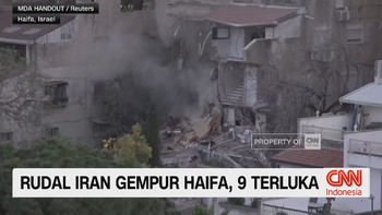 VIDEO: Rudal Iran Gempur Haifa dan Ramat Gan Israel