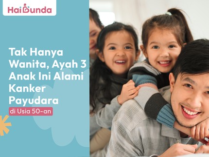 Tak Hanya Wanita, Ayah 3 Anak Ini Alami Kanker Payudara di Usia 50-an